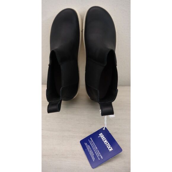 Birkenstock 1028473 Women's Sz 8 Black Leather Bend Chelsea Ankle Booties - Picture 3 of 14